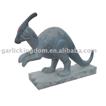 Lovely Dinosaur Stone Carving